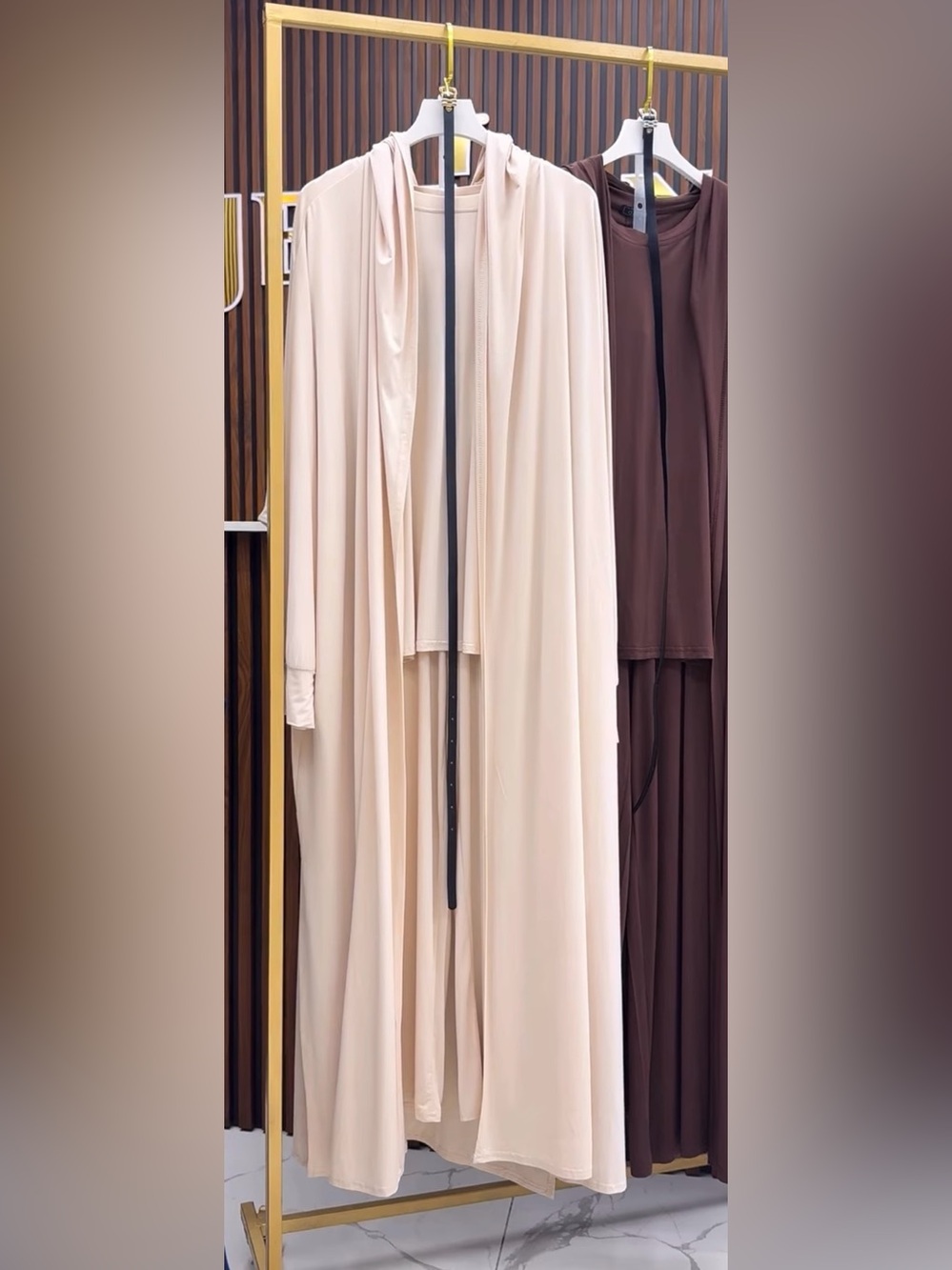 3 piece abaya loungewear set